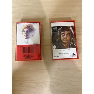 Barry Manilow Cassette Tape Lot If I Should Love Again & Barry Manilow I Arista